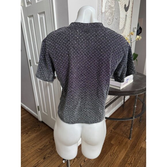 LNA Brooklyn Rhinestone Tee Size XS - Picture 3 of 5